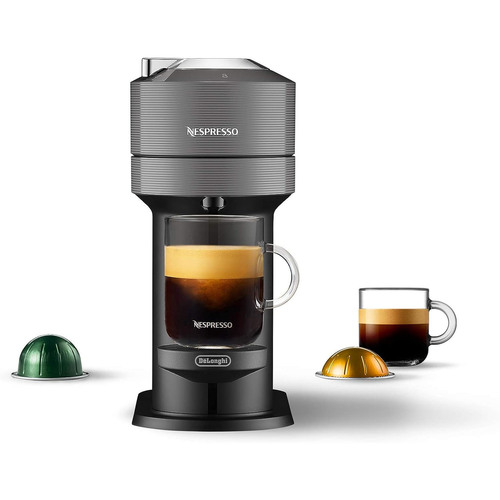 Nespresso Vertuo Next Espresso & Coffee Maker by DeLonghi, Dark Grey - Factory Refurbished