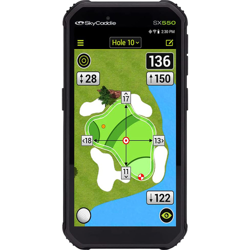 SX550 TourBook Golf GPS Rangefinder with 5.5