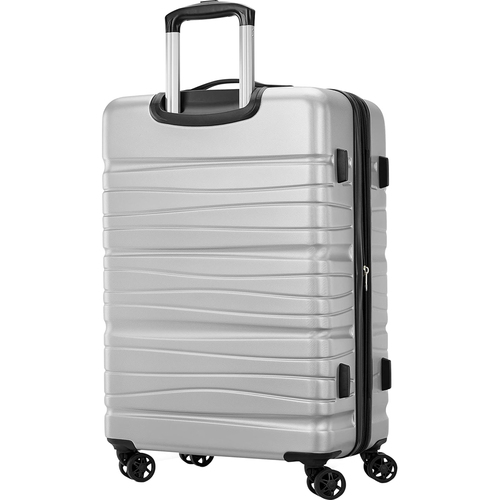 Samsonite Evolve SE Hardside 28` Large Expandable Spinner Luggage, Arctic Silver 
