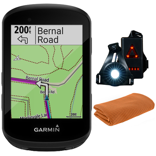 Garmin 010-02060-00 Edge 530 GPS Cycling Computer w/ Accessories Bundle