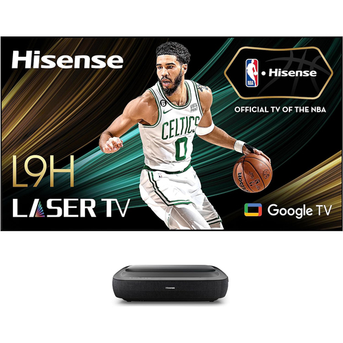 Hisense L9H 3000-Lumen UHD 4K UST Laser DLP Smart Home Projector w/ 100in ALR Screen