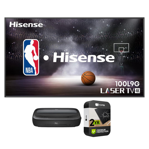Hisense 4K UHD Laser TV Projector with 100` ALR Screen Renewed + 2 Year Warranty
