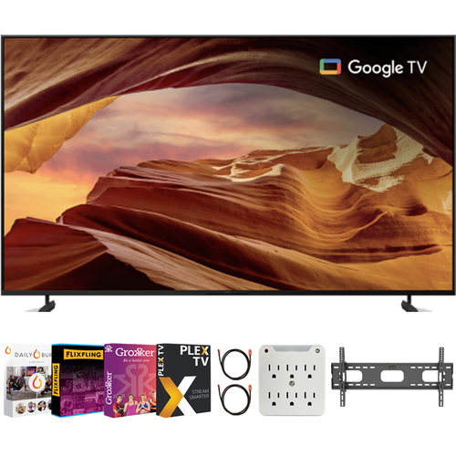 Sony X77L 85 Inch 4K HDR LED Smart TV 2023 with Movies Streaming Bundle