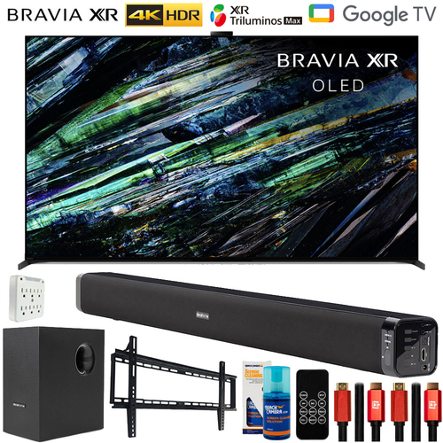Sony BRAVIA XR A95L 55` QD-OLED 4K Smart TV 2023 with Deco Gear Home Theater Bundle