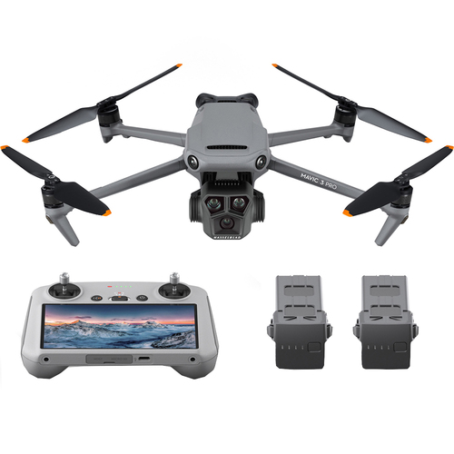 DJI Mavic 3 Pro Drone with Fly More Combo and DJI RC (CP.MA.00000660.01) - Open Box