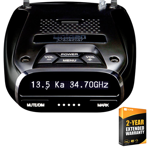Uniden DFR7 Super Long Range Radar Detector with GPS (Renewed) + 2 Year Protection Pack