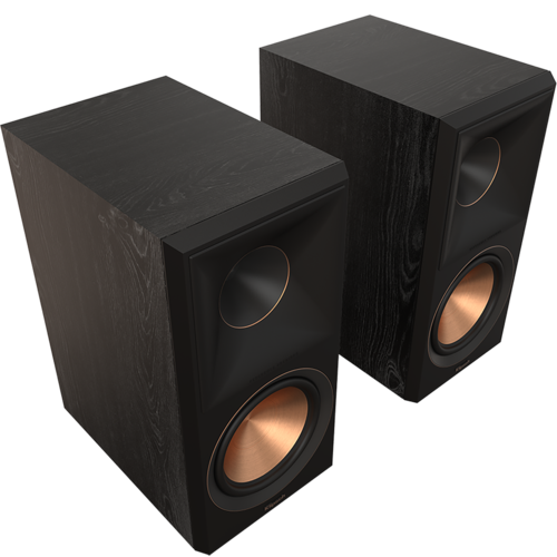 Klipsch RP-600M II Bookshelf Speakers with Enhanced Tractrix Horn - Ebony (Pair)