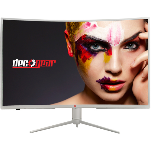 Deco Gear 39` Curved Ultrawide Gaming Monitor, 2560x1440, 165 Hz, HDR400, 16:9, White