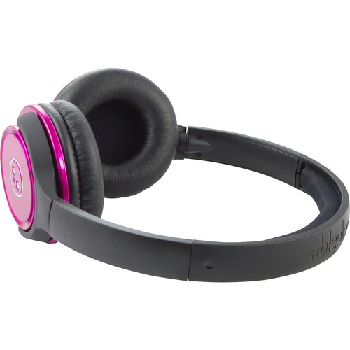 Able Planet 2 Pink Stereo Headphones with LINX Audio and Belkin Splitter