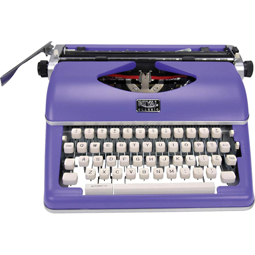 ROYAL CLASSIC Royal 79119q Classic Manual Typewriter purple - OPEN BOX