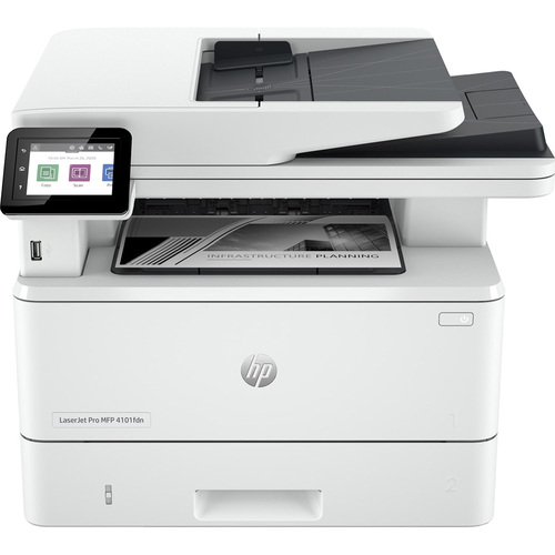 Hewlett Packard LaserJet Pro MFP 4101fdn Laser All-in-One Monochrome Printer