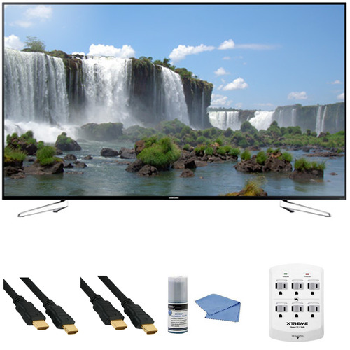 Samsung UN75J6300A - 75-Inch Full HD 1080p 120hz Slim Smart LED HDTV + Hookup Kit