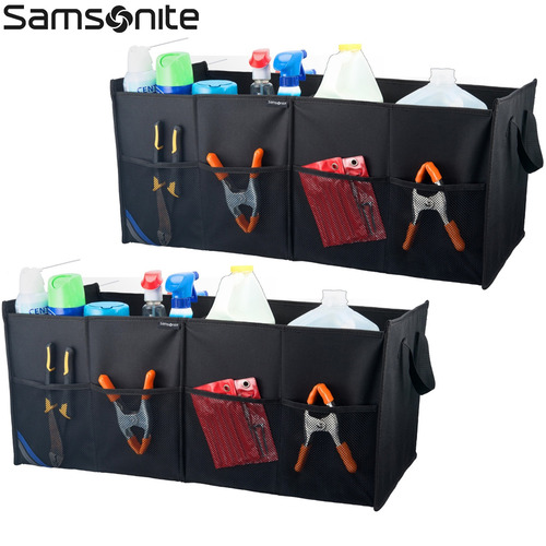Samsonite Trunk Organizer for Tools, Emergency Gear, Groceries and more (Two Pack)